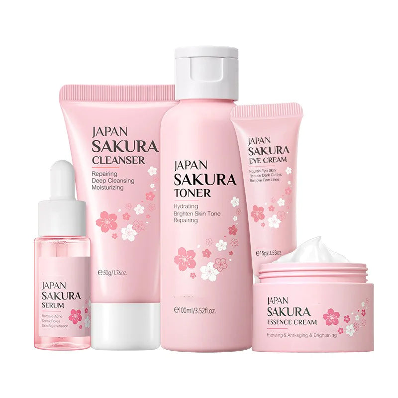 Japan Sakura Moisturizing Face Cream Skin Care Kit