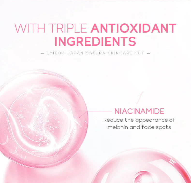 Japan Sakura Moisturizing Face Cream Skin Care Kit